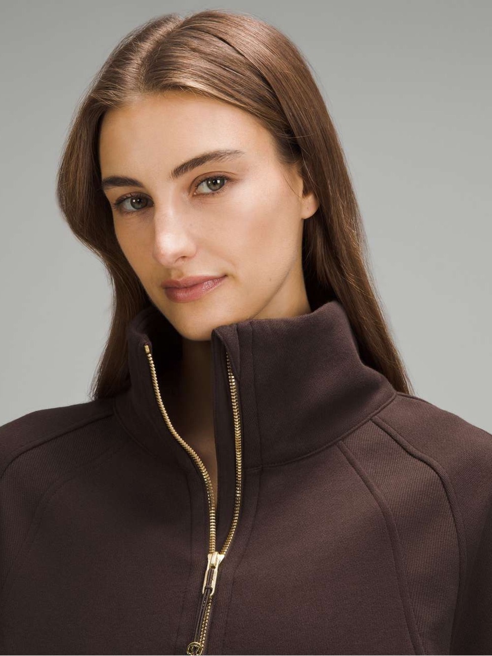 Lululemon Scuba Oversized Funnel-Neck Half Zip
Espresso / Gold